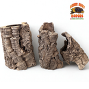 Virgin Cork Bark - Medium Rounds - Isopod & Reptile Hides | Bioactive Decor