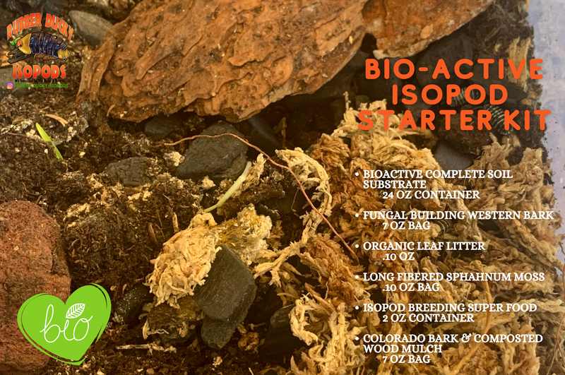 Bio-Active Isopod Soil Starter Kit Complete WITH Your Isopod Choice