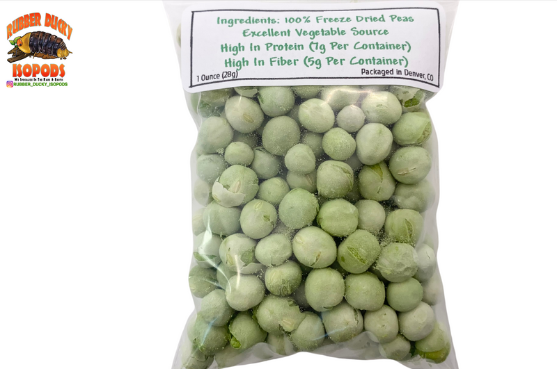 Pea Pods For Isopods © (100% Freeze Dried American Peas)