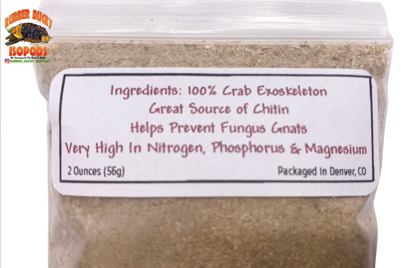 Real Deal Crab Meal © (100% American Crustacean Exoskeleton) Chitin